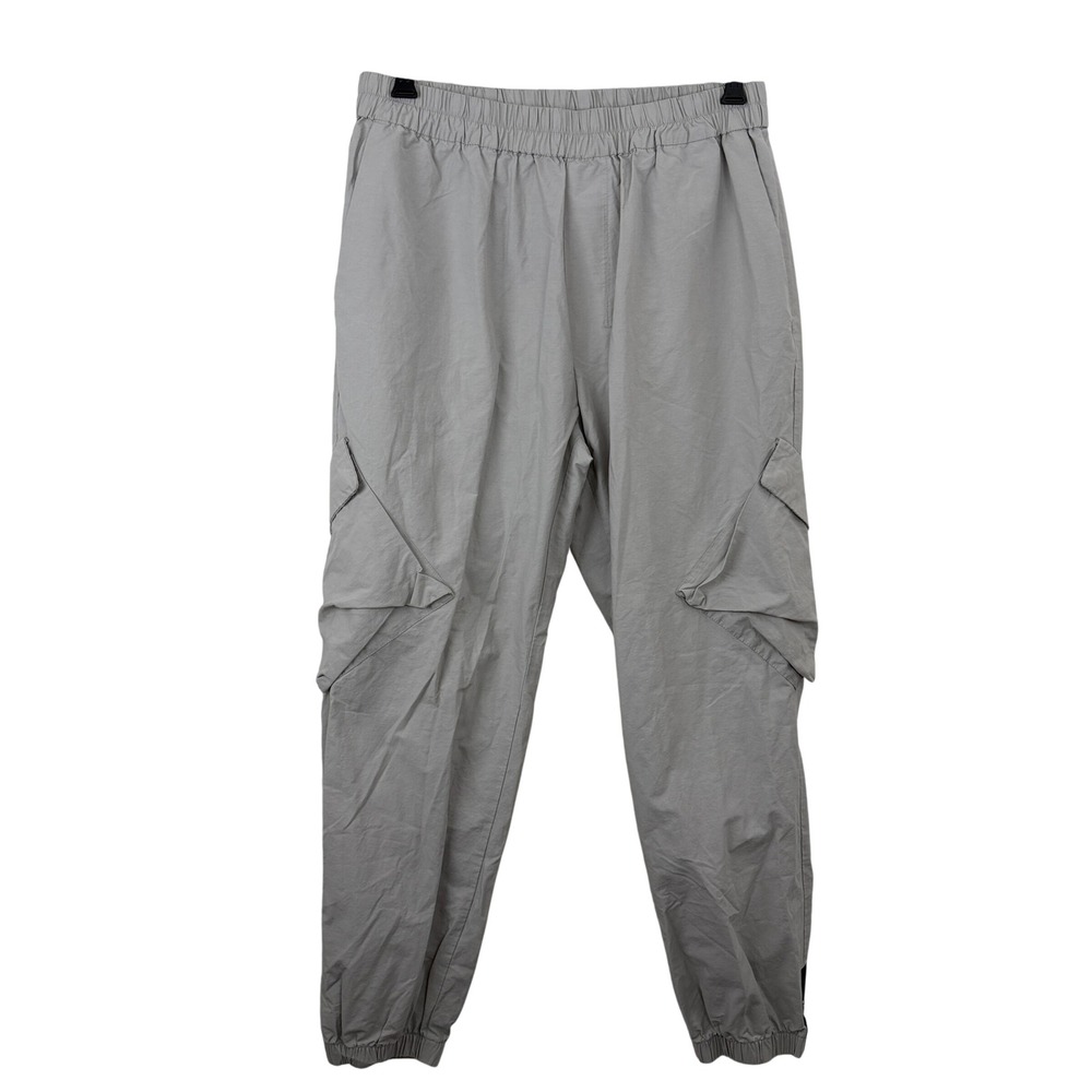 Adolfo Dominguez Cargo Pants Mens Large Gray Jogger Cotton Blend Elastic Waist
